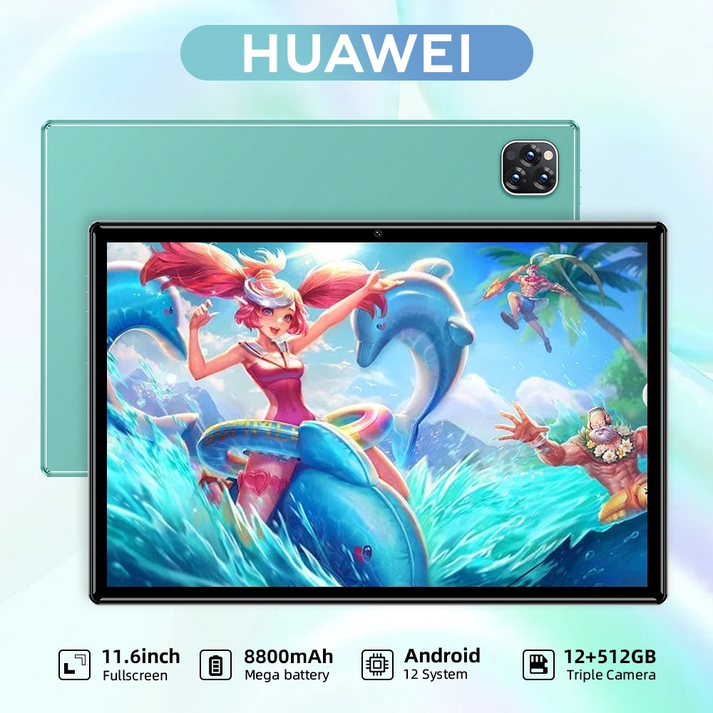 【Baru Tablets】HUAWEI Original Tablet PC terbaru smart Tablets Baru asli Android Dual Card SIM WIFI 4
