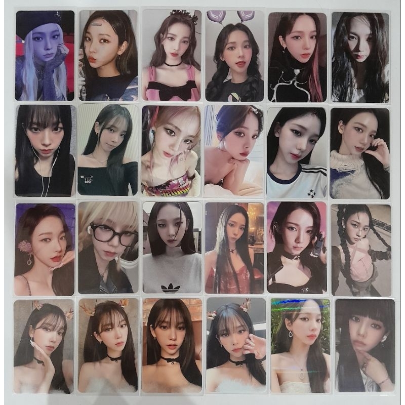 karina aespa photocard pc
