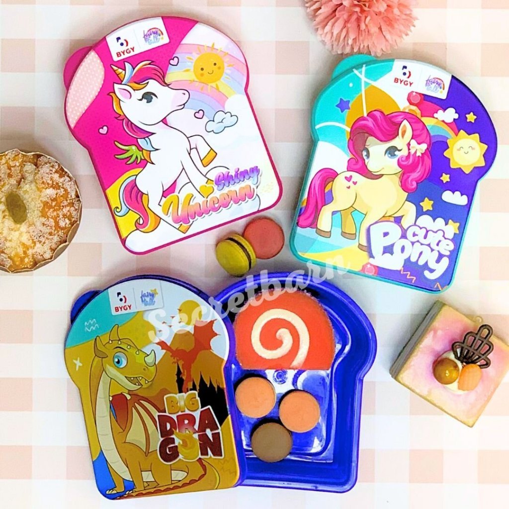 Lunch Box Mini Bread / Kotak Bekal Bentuk Roti Mini / Souvenir Ultah Goodie Bag Hadiah Kado Ulang Ta