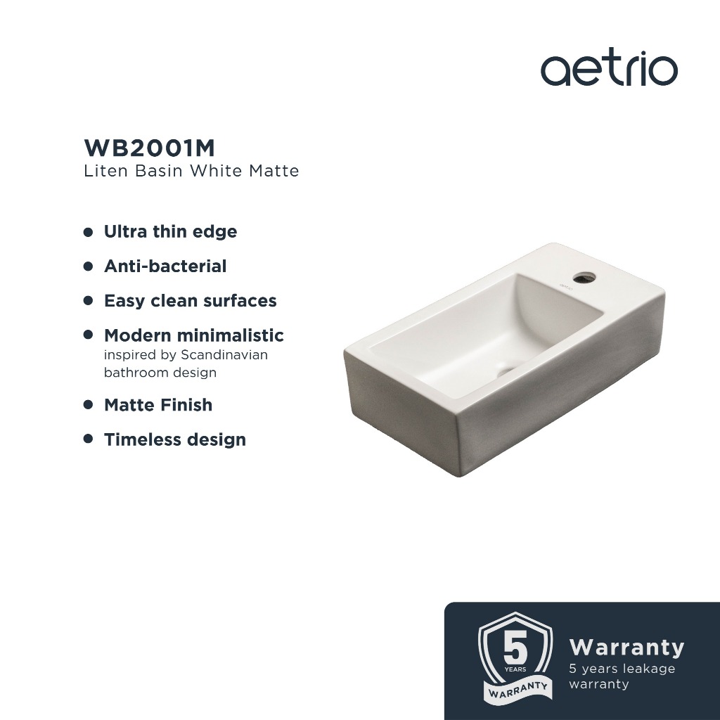 LITEN BASIN WASTAFEL | WB2001M | Tempat Cuci Tangan