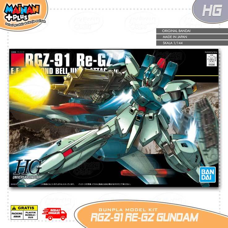 HG RGZ-91 RE-GZ GUNDAM HIGH GRADE 1/144 ORIGINAL BANDAI GUNPLA MODEL KIT