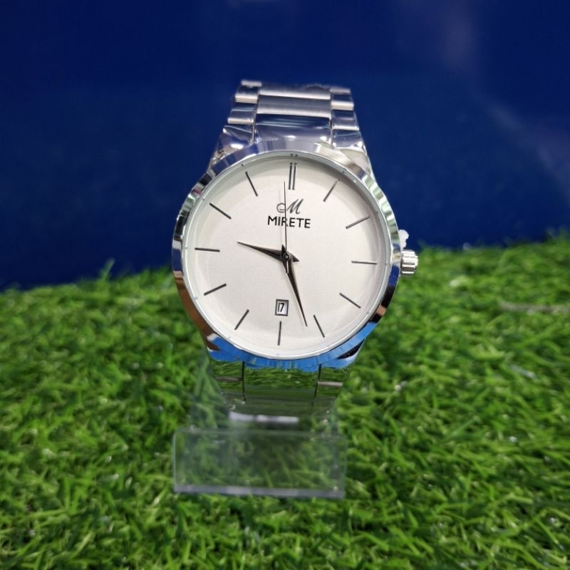 Jam Tangan Mirete Rantai Pria Silver