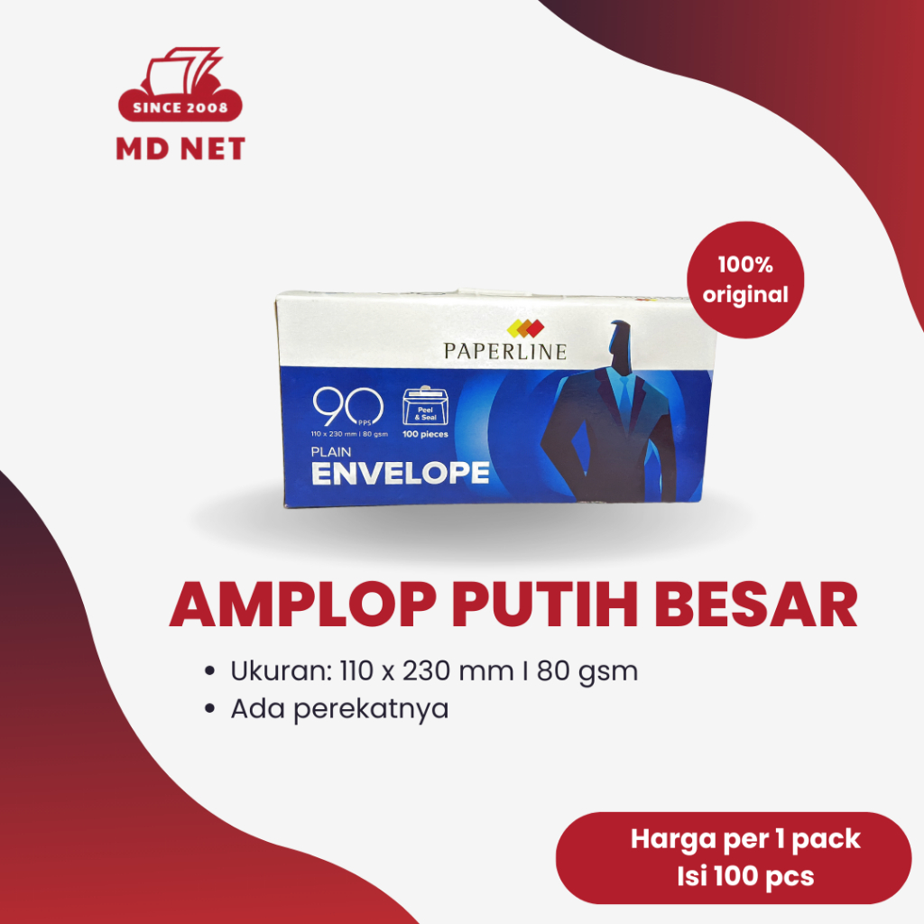 

(NGAWI) AMPLOP PUTIH POLOS BESAR / AMPLOP PUTIH POLOS + PEREKAT PPL 104 DUS BIRU