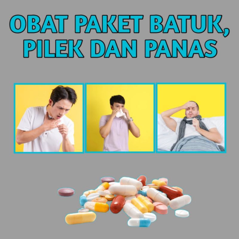 OBAT PAKET BATUK, PILEK, PANAS