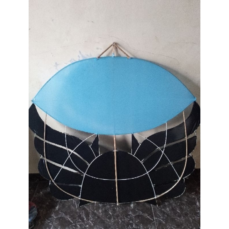 layangan suwangan ram raman empet ukuran 1meter satu set sama sendaren