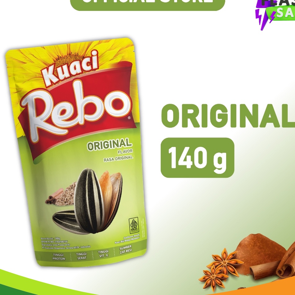 

PROMO GILAGILAAN Rebo Kuaci Rasa Original 14 Gram Cemilan Biji Bunga Matahari