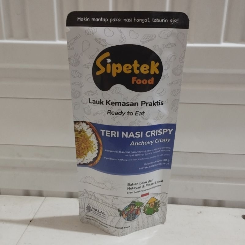 

Teri Nasi Crispy Sipetek Food 30gr