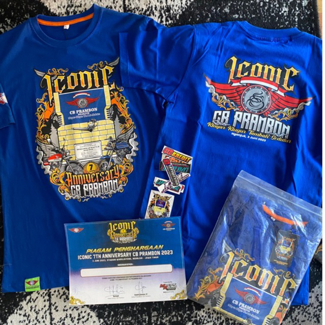 Kaos Acara Anniversary CB Prambon / Iconic CB Prambon Original