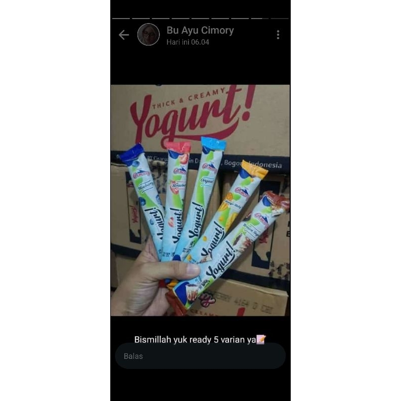 

Cimory yogurt stick isi 10pcs
