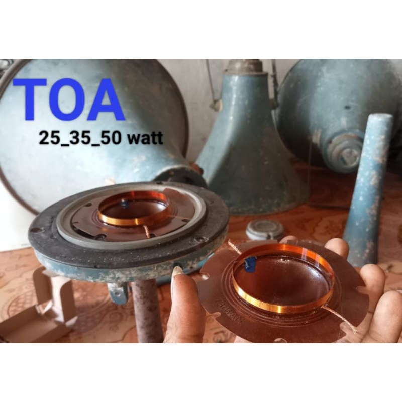 Spul TOA Corong Lawas 50 watt 51,6mm