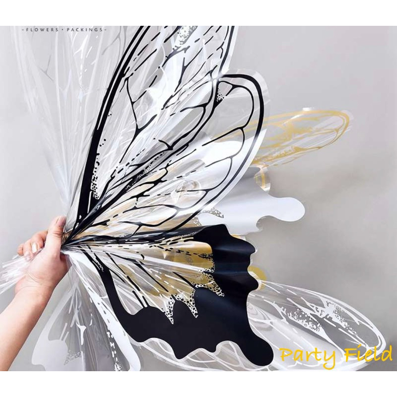 

[20 upper + 20 lower wings/bag] SJD Kertas buket bunga kupu-kupu / Butterfly flower bouquet wrapping paper