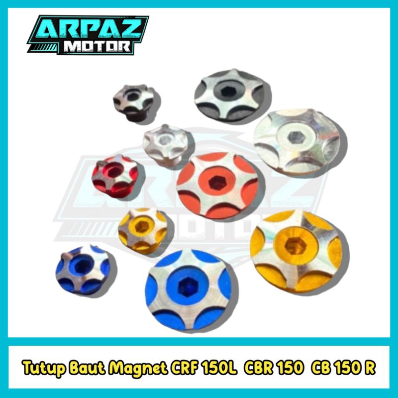 Tutup Baut Magnet CRF 150 L  CBR150  CB150R Satu Set 5 Pilihan Warna