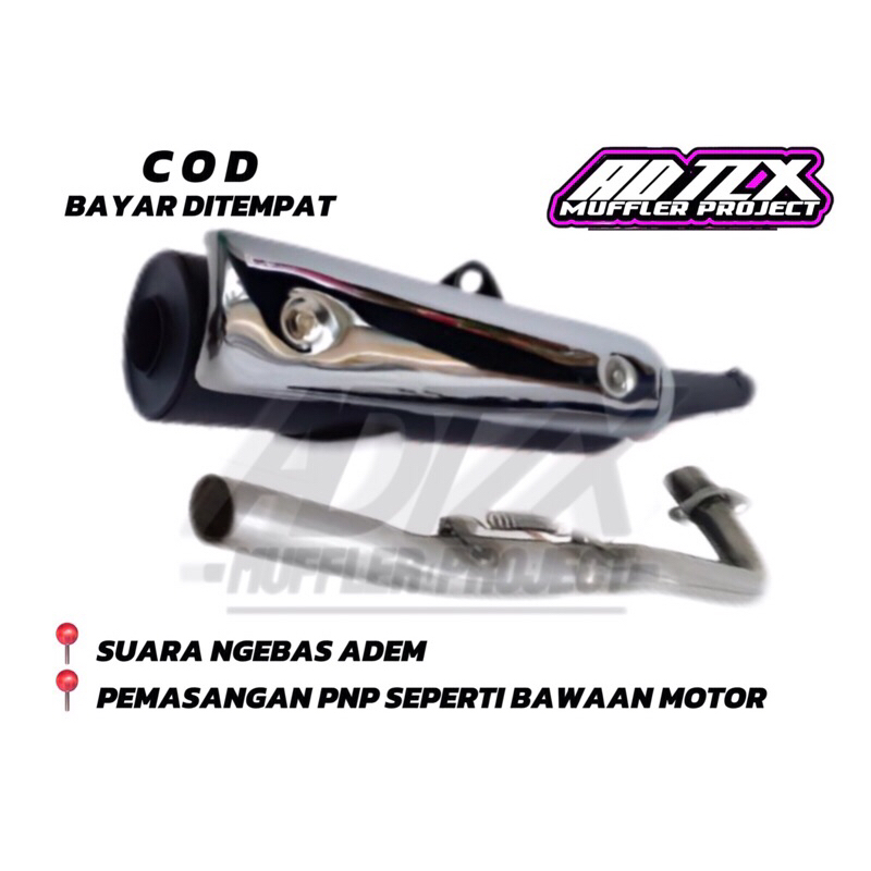KNALPOT TSUKIGI STANDAR RACING JUPITER Z JUPITER Z1 VEGA R VEGA ZR VEGA RR JUPITER MX 135 MX KING 15
