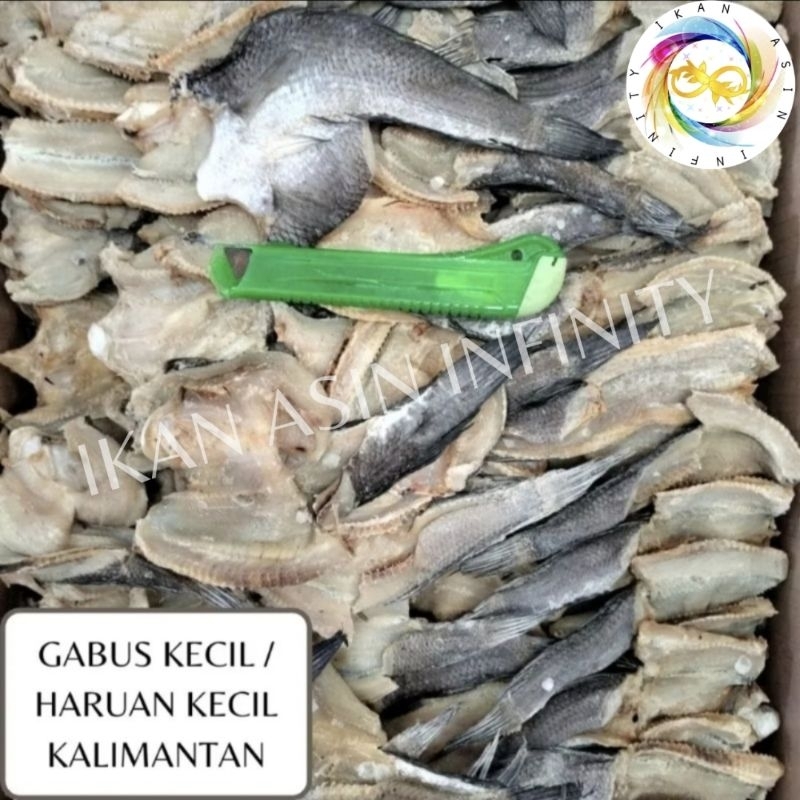 

Ikan Asin Gabus Kecil / Haruan Kecil Kalimantan (500 gram)