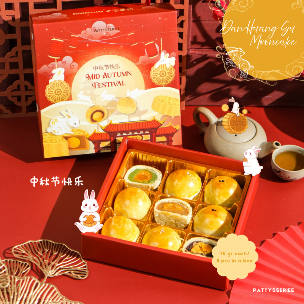 

Yolk Pastry Mooncake / Dan Huang Su - Kue Bulan Pattysseriee