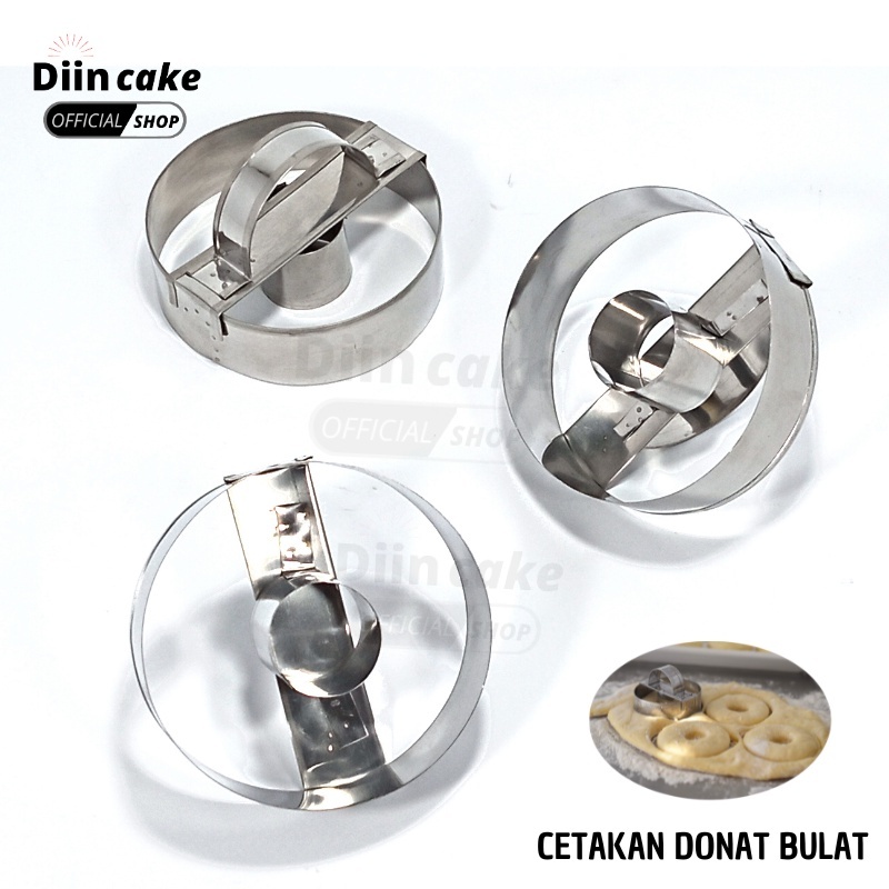 Cetakan Donat Karakter Cutter Donat Anti Lengket Bahan Almunium Unik Lucu