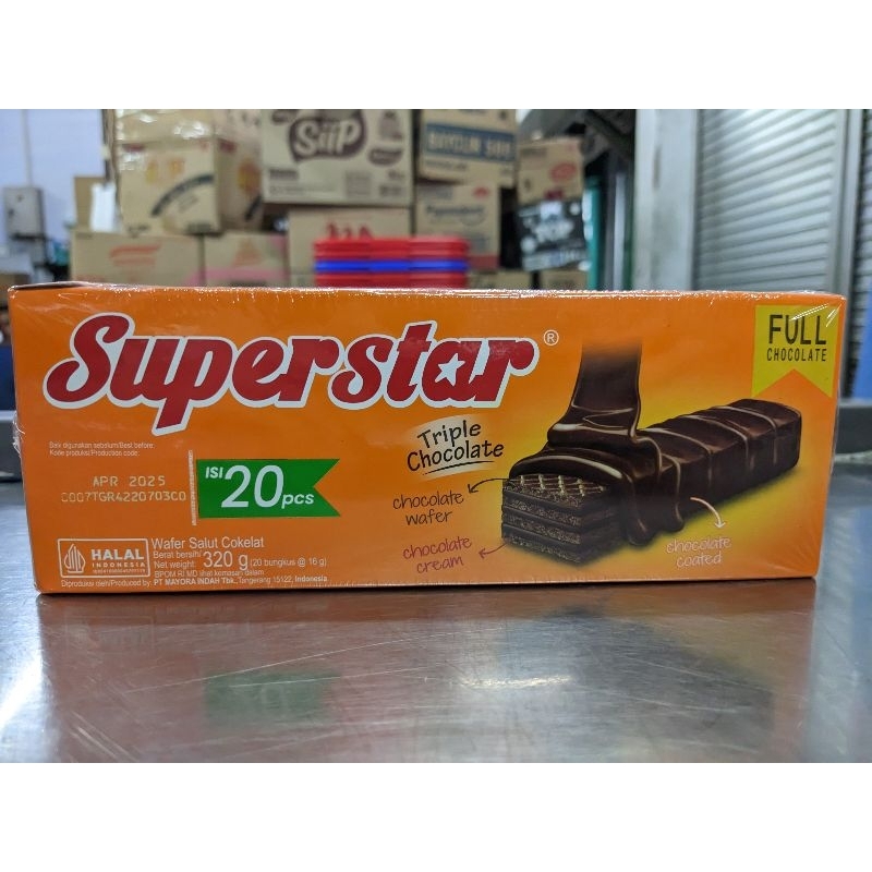 

WAFER SUPERSTAR 16Gr 1 BOX ISI 20 PCS