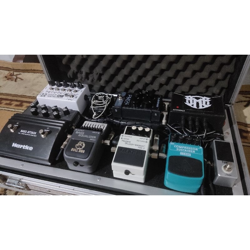 Efek, hardcase & pedalboard