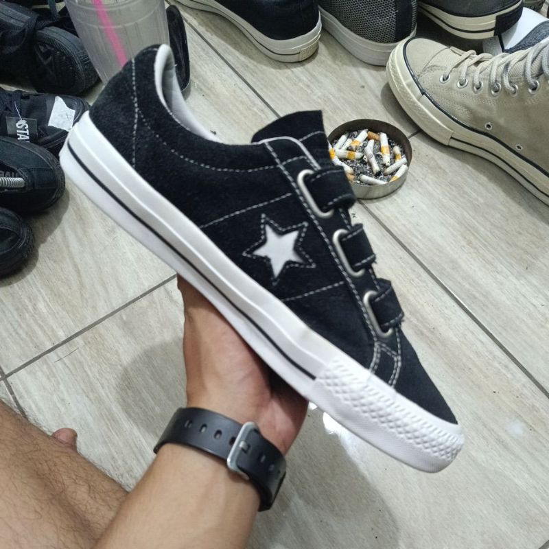 converse one star pro velcro