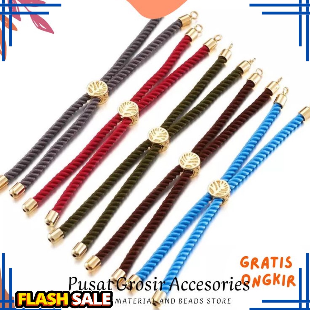 BUNDLE SPESIAL Nagasita AWK Hitam Gelang Tali Aneka Warna Kait Tahan Air Dan Tidak Luntur
