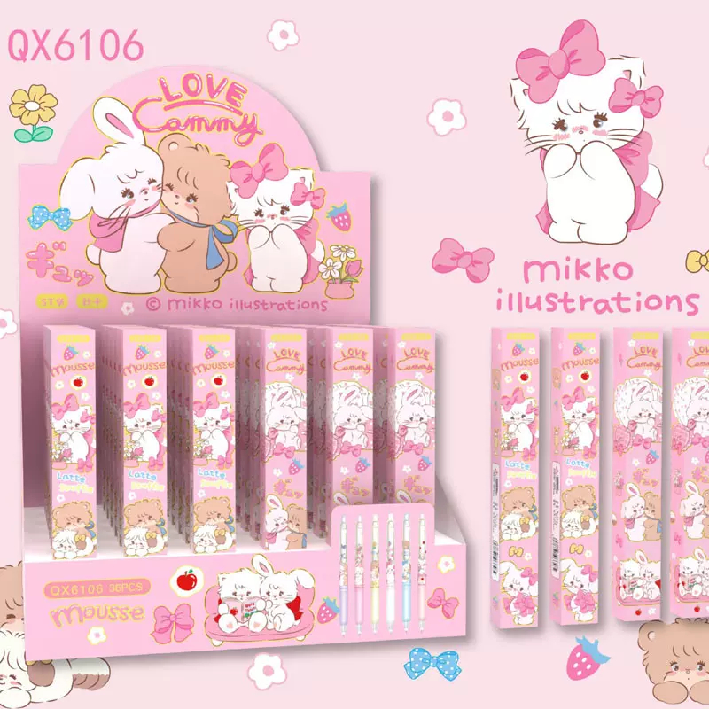 

Blindbox Pulpen Gel Mikko Illustrations 0.5 mm (1 pc)