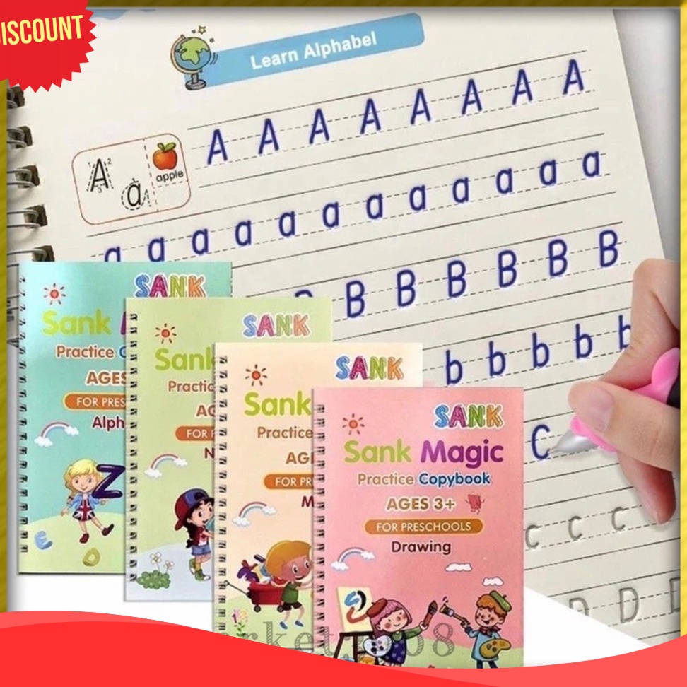 

PELAYANAN CEPAT Sank Magic Practice Book 1 Set Isi 4 BUKU PULPEN