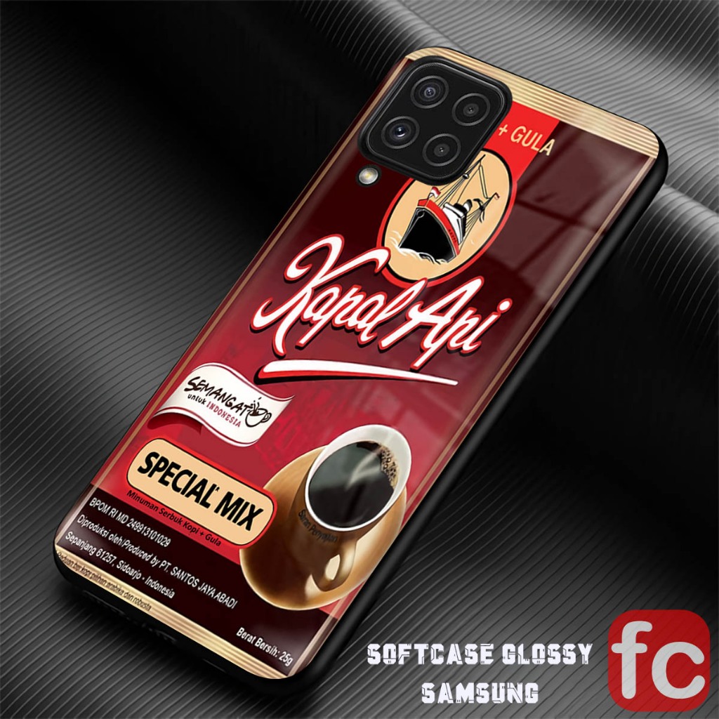 [FR78] Softcase Kaca Samsung M33 M53 A12 M12 A22 M22 M32 4G Case Silikon Mika Silicon Cover Kilau Ka