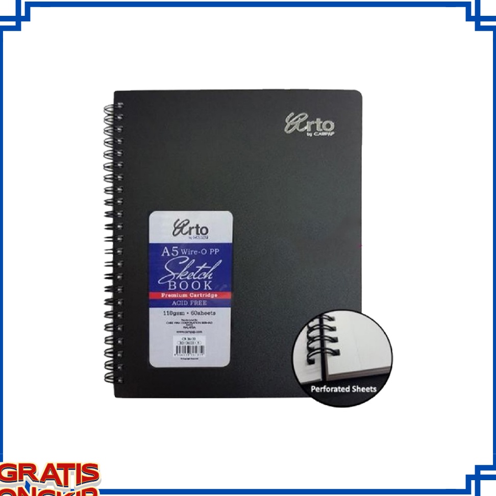 

BUNDLE SPESIAL POTENTATE Sketchbook A5 1gsm 12 lembar Soft Cover