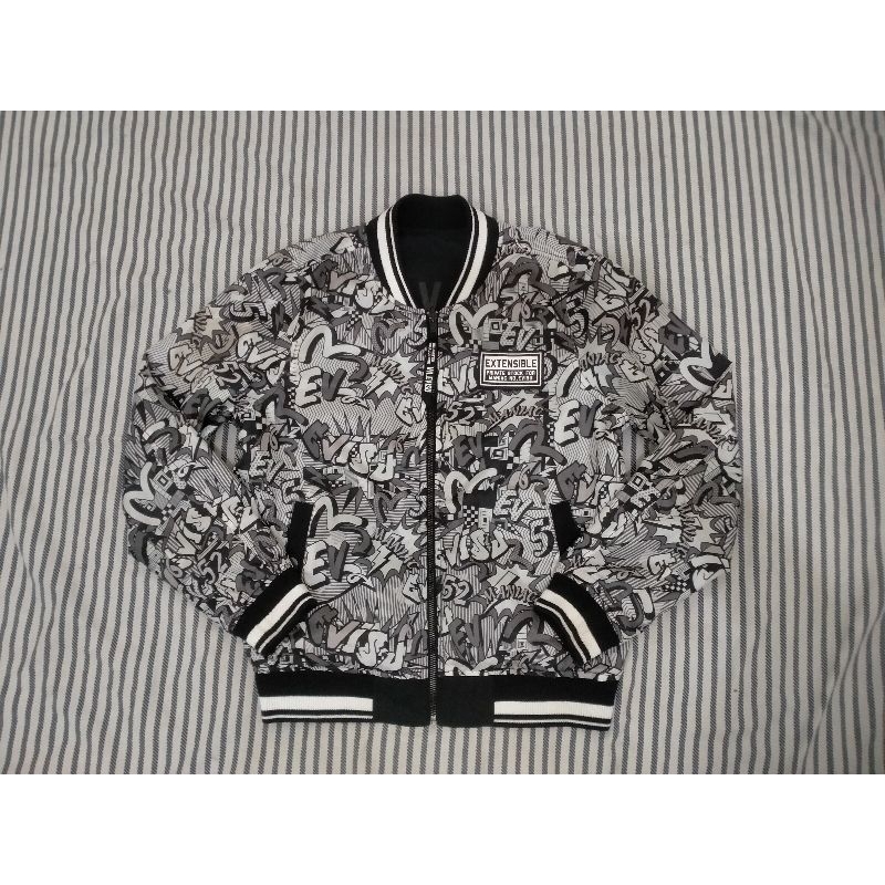 Jaket bomber varsity reversibel Evisu