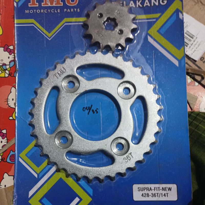 gear belakang supra fit new 428-36T/14T