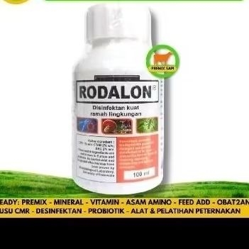 RODALON 100 ml DISINFEKTAN KANDANG SANGKAR WADAH MAKAN MINUM LINGKUNGAN SEKITAR