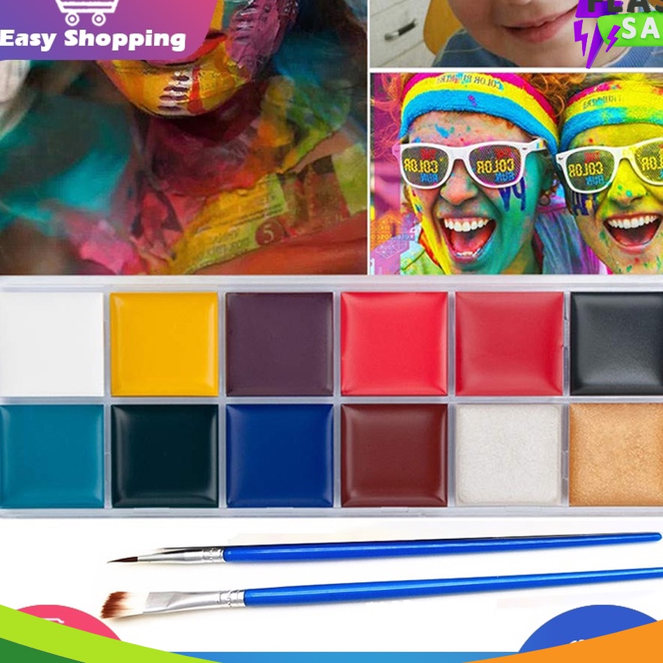 

BONUS SPESIAL MENANTI ANDA Body Face Painting 12 Warna Cat Wajah Body Painting Palette Wajah Painting Wajah