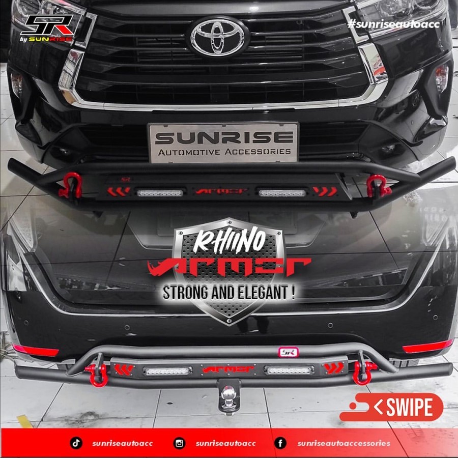Paket Towing Toyota All New Innova Bumper Rhino Armor Depan Belakang