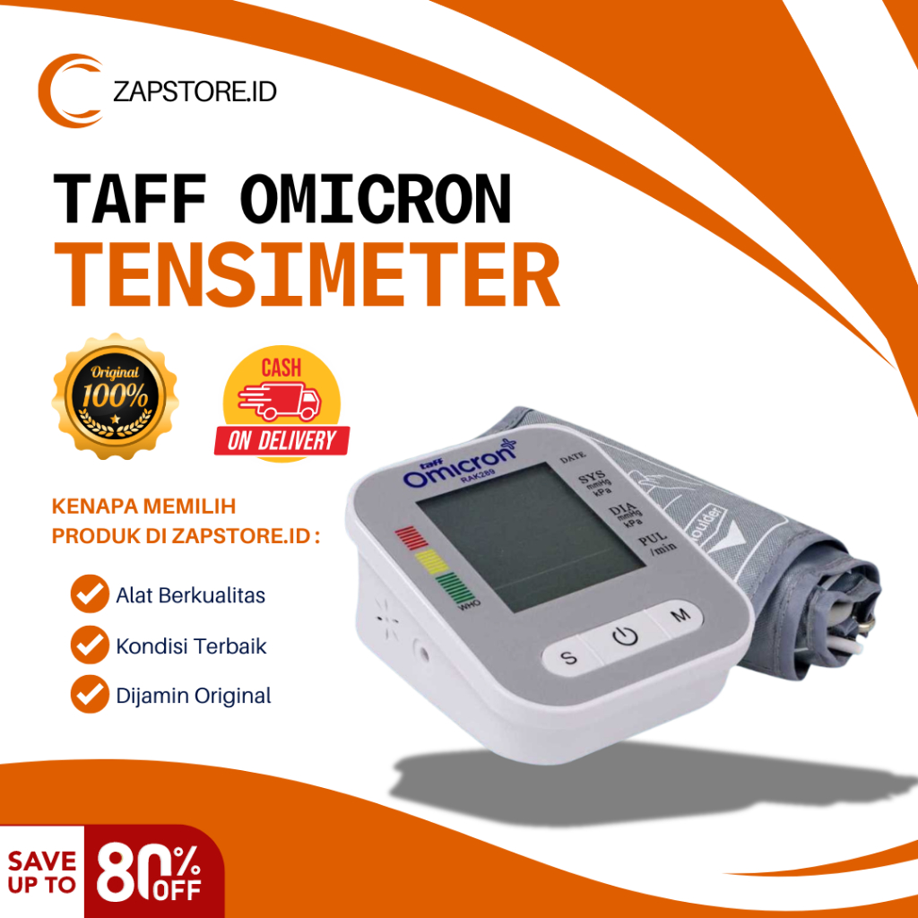 Tensimeter Digital Omicron Pengukur Tekanan Darah Bahasa Indonesia TaffOmicron - RAK289