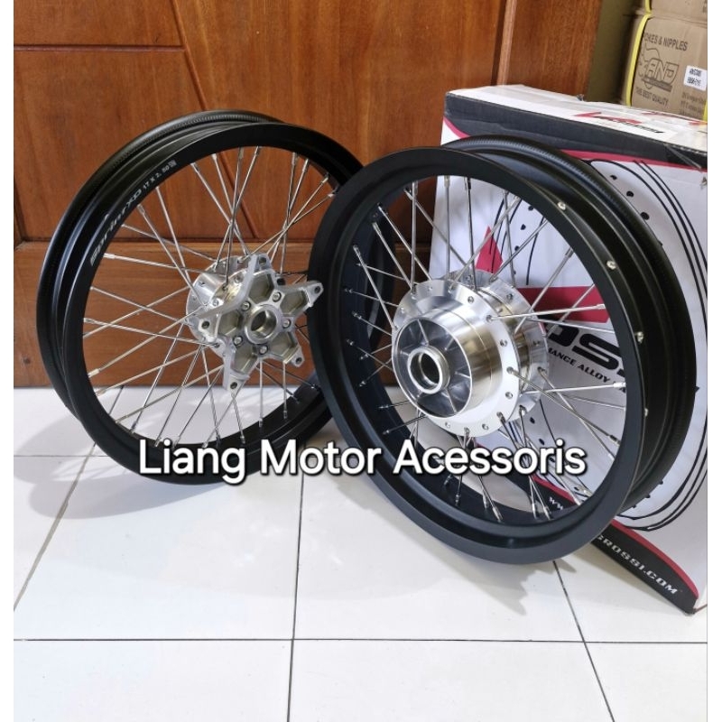 Sepaket Velg Tromol Set Jari2 - Honda CB 150 R / CBR 150 R Tahun 2019 USD / Up Side Down / CB 150 X 