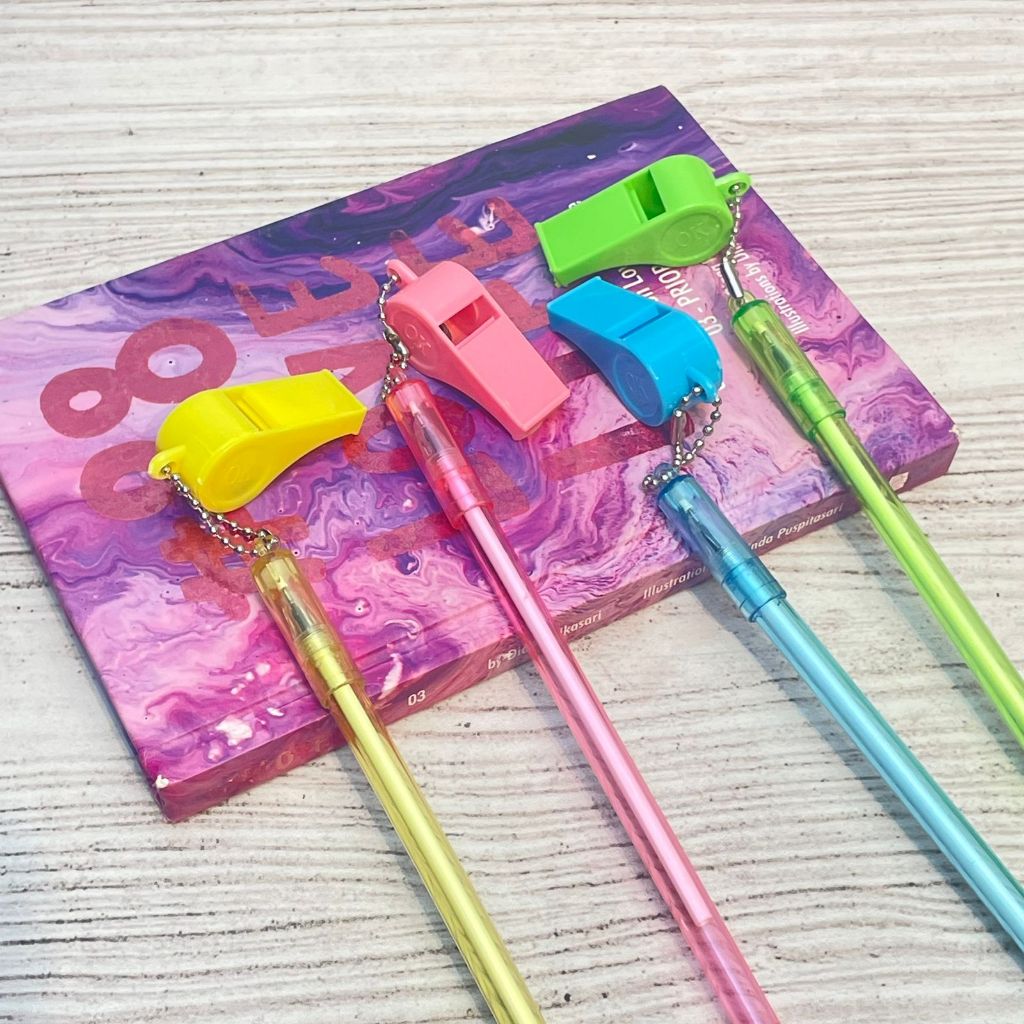 

Pulpen Gel Gantungan Pluit PG 1430 0.5 mm - bolpoint karet unik aesthetic korea viral 1 pack alat tulis lucu sovenir
