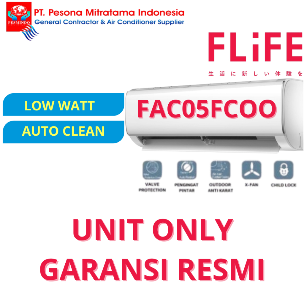 FLIFE AC 1/2PK LOW WATT FAC05FCOO