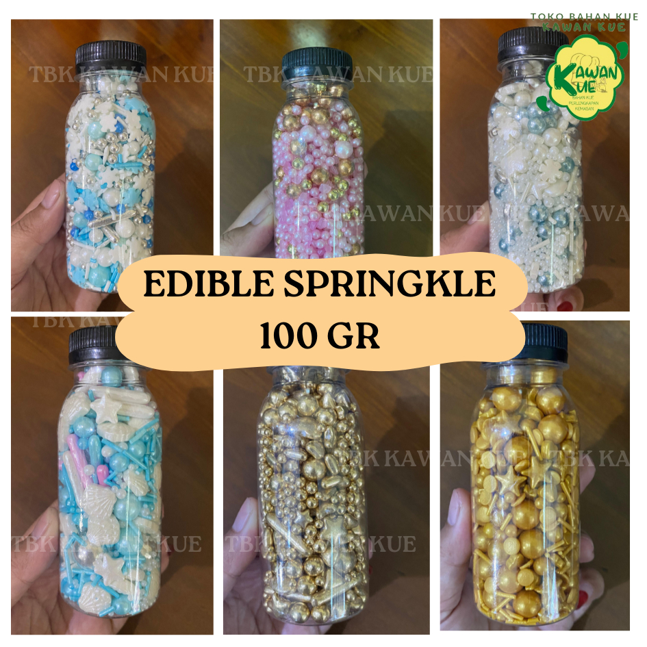 

Sprinkle Edibles Kemasan 100 gr - Sprinkle Motif - Sprinkle Warna Warni