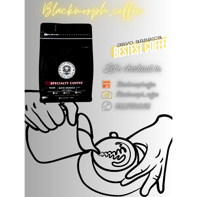 

BLACKMORPH coffee GAYO ARABICA best seller