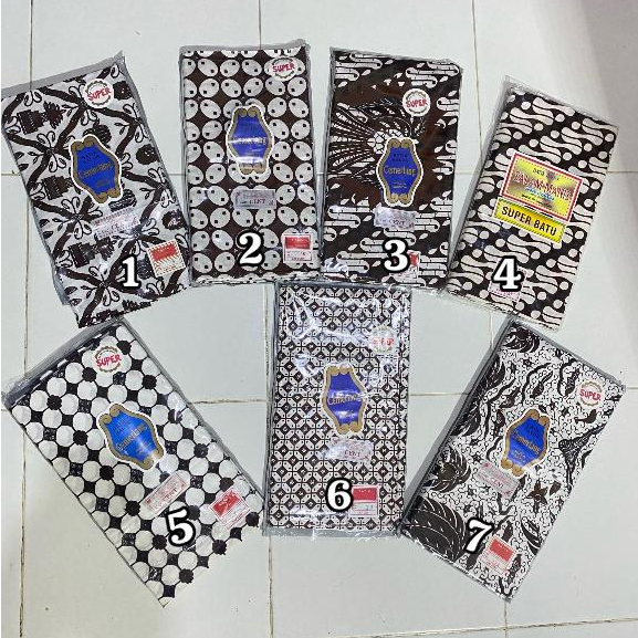 KAIN BATIK HALUS JARIK DASAR PUTIH MOTIF JOGYA