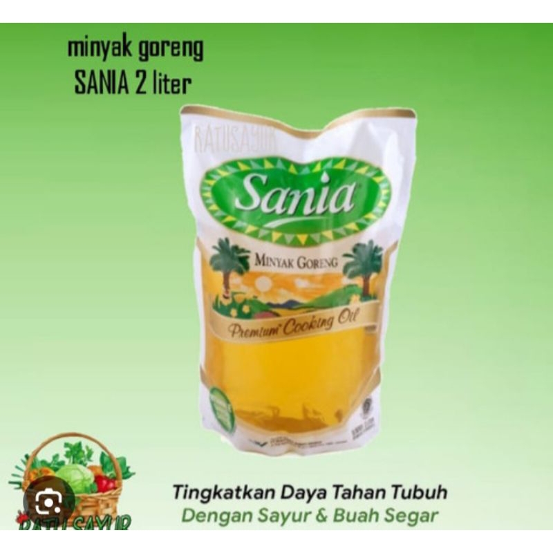 

Sania 2liter minyak goreng asli kemasan pouch