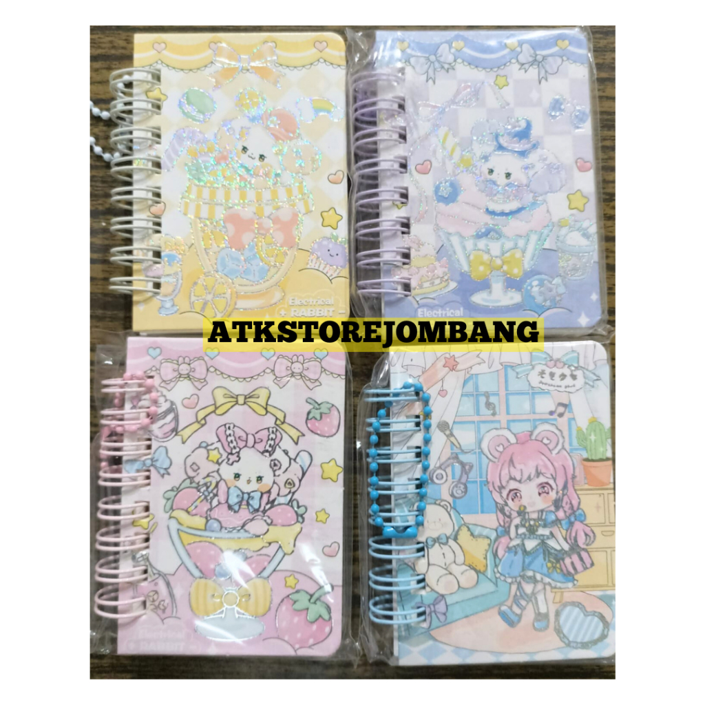 

MEMO SPIRAL KARAKTER MOTIF MQ-M10 A8 - NOTEBOOK RING MINI - MEMO KECIL SPIRAL - ATJ