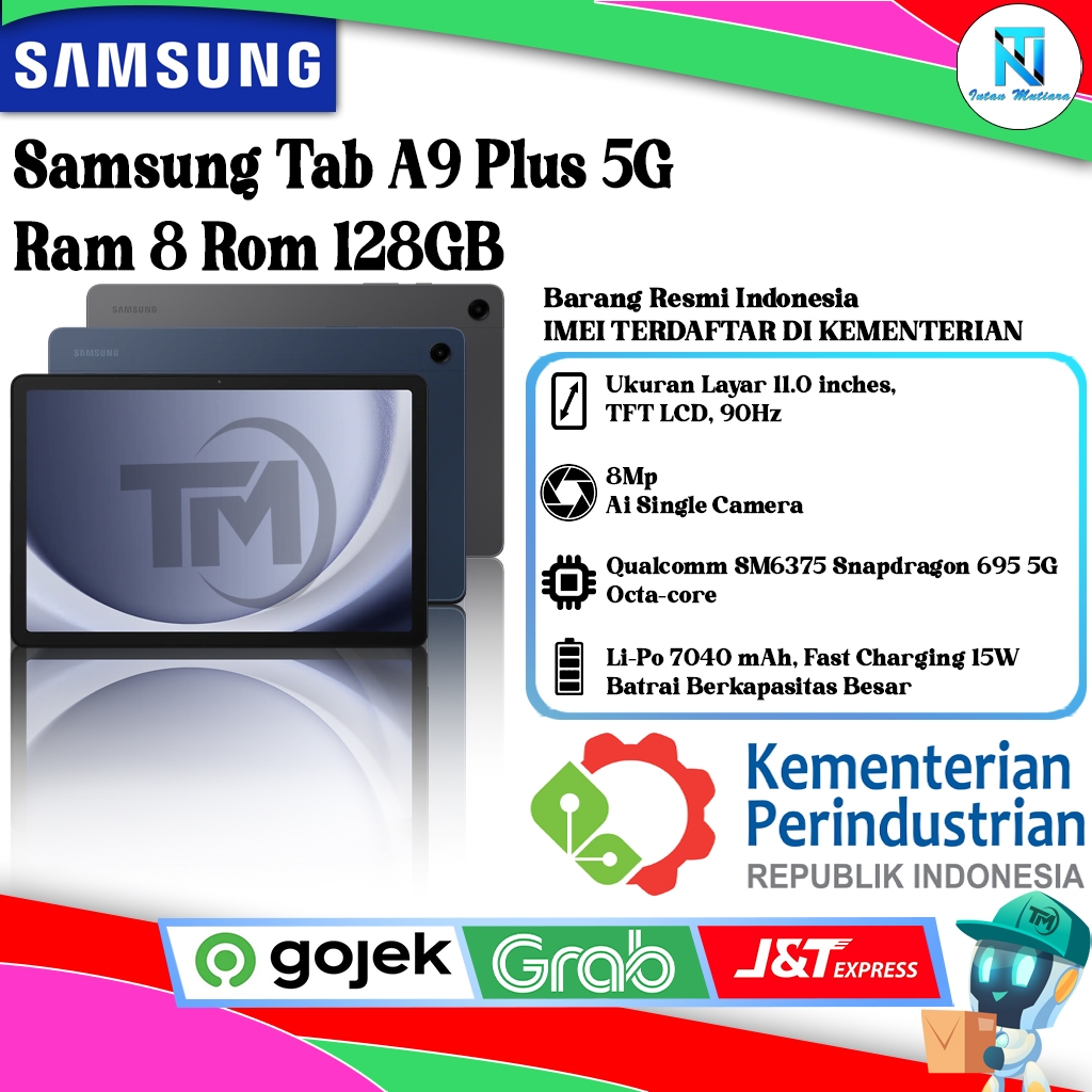 Samsung Tab A9 Plus 5G Ram 8GB Rom 128GB
