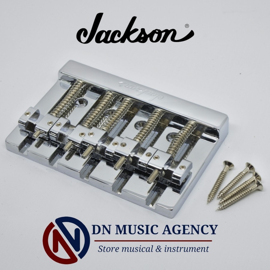 bridge jackson bass 4 string & 5 string chrome bridge bass original