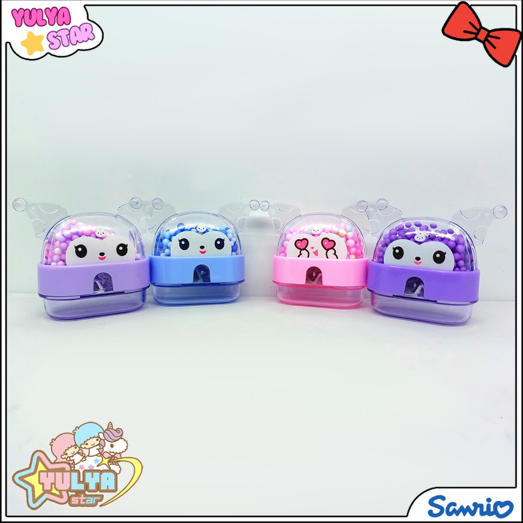 

Rautan Pencil Bentuk Lucu / Pencil sharpener Sanrio, Unicorn, Kuromi, Capybara