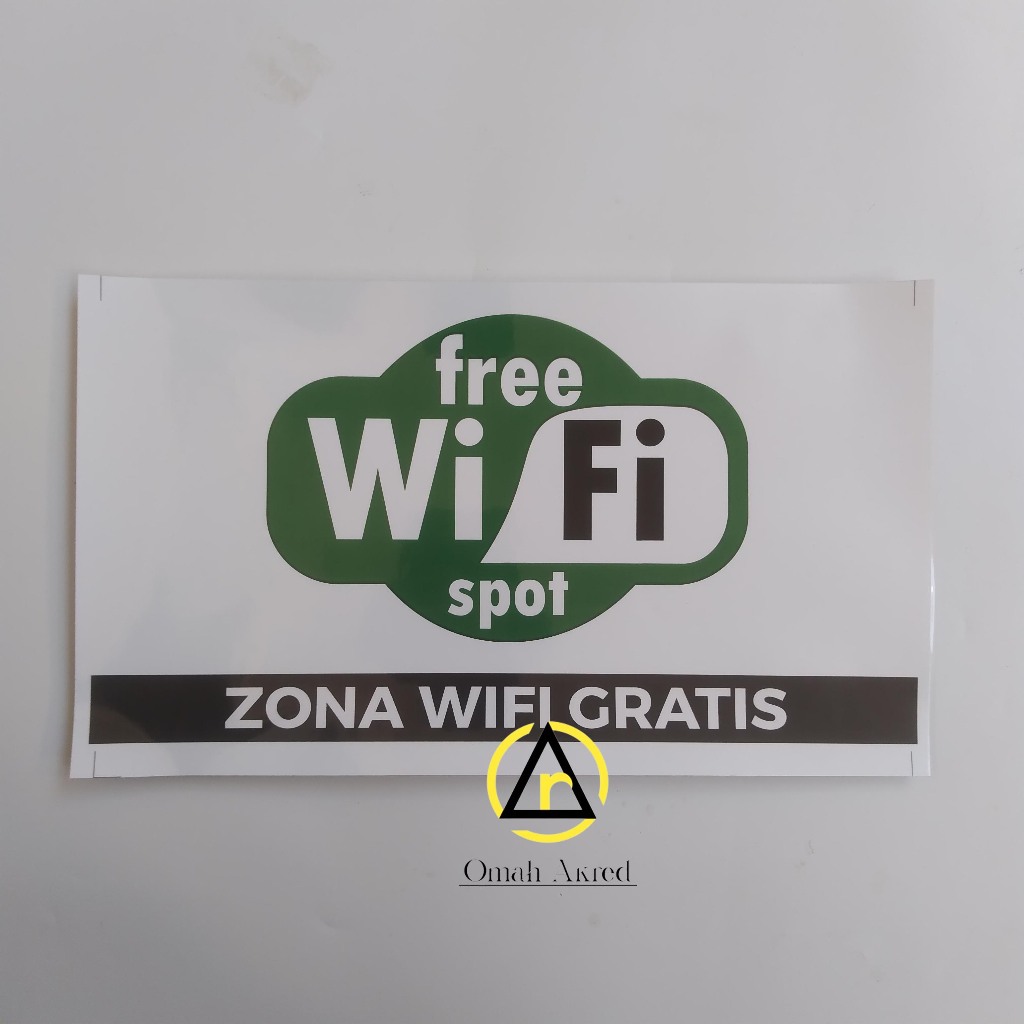 

Stiker Free Wifi - Zona Wifi Gratis