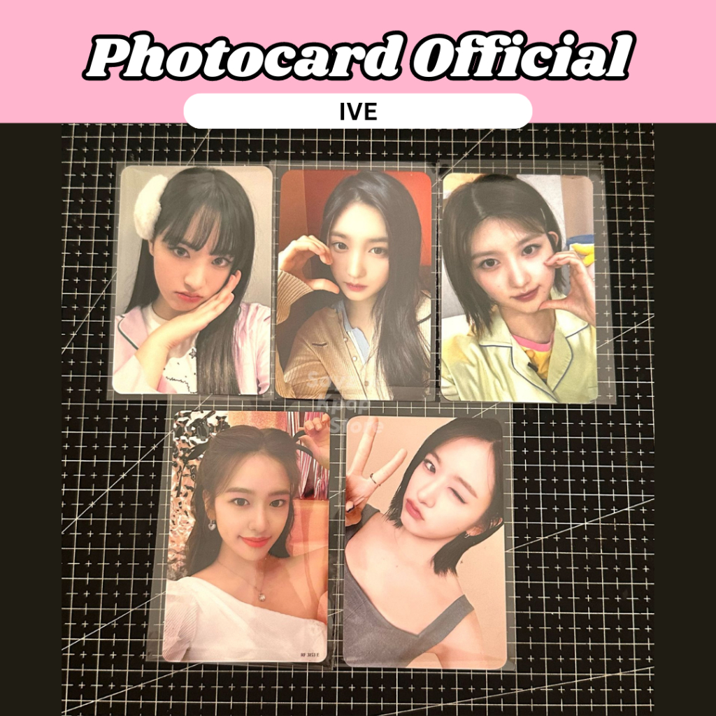 [ READY ] Photocard Official IVE - yujin liz leeseo wonyoung gaeul rei - pob pc starriver eleven jap