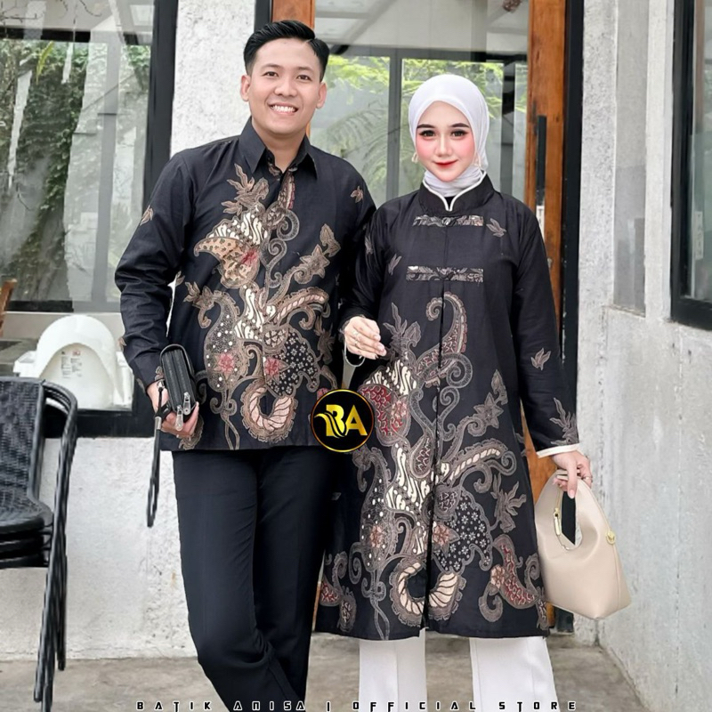 Couple Atasan Tunik Batik Pekalongan~Motif Anisa Majapahit
