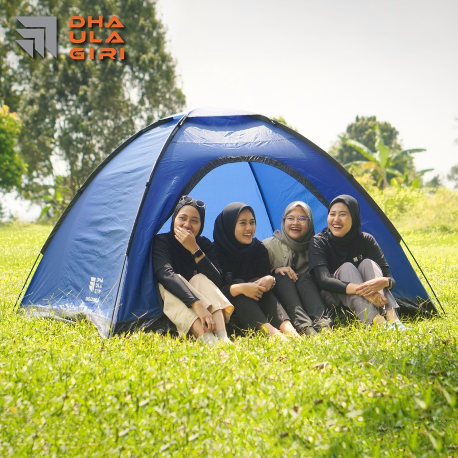 Tenda Camping Dhaulagiri Single Dome 4 Tent / Tenda Kapasitas 4 orang