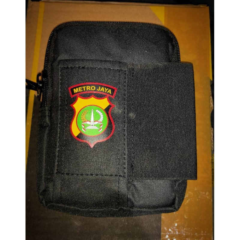 Tas pinggang pouch HP untuk tas pouch holster holder senter handphone baton senter spray untuk kopel